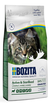 Bozita Active & Sterilised Grain Free Lamb (jehně)