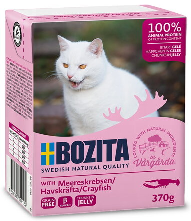 BOZITA kousky v rosolu s račím masem 370g