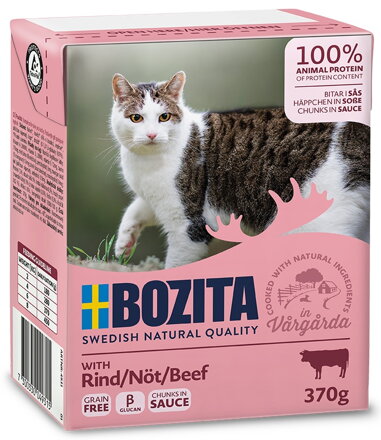BOZITA kousky v omáčce s hovězím masem 370g