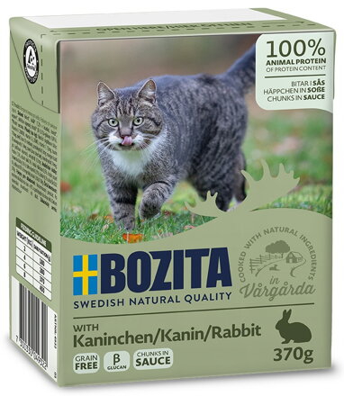 BOZITA kousky v omáčce s králíkem 370g
