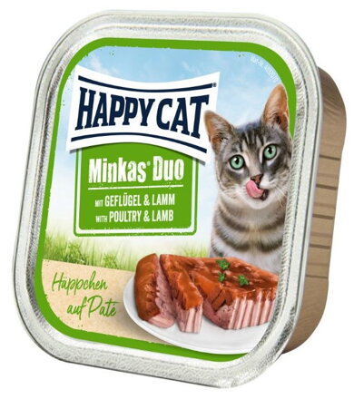 Happy Cat Minkas Duo Drůbež & Jehně 100 g