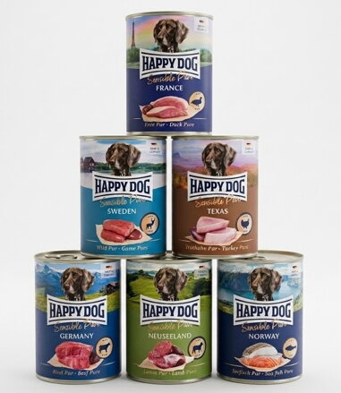 Happy dog - výhodný mix konzerv 