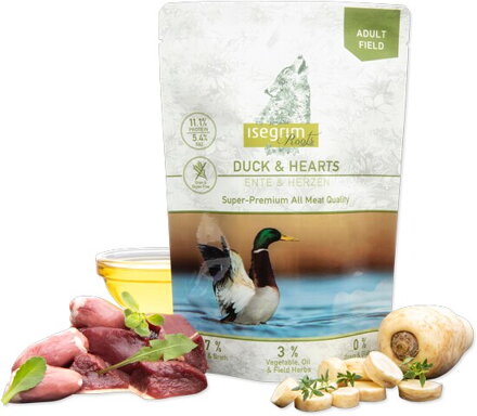 ISE Duck and hearts POUCH kapsička 410g