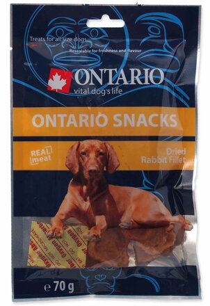 ONTARIO Snack Dry Rabbit Fillet 