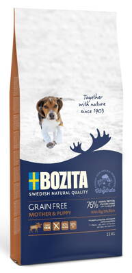 Bozita Grain Free Mother & Puppy Elk (Los) 30/16 12kg