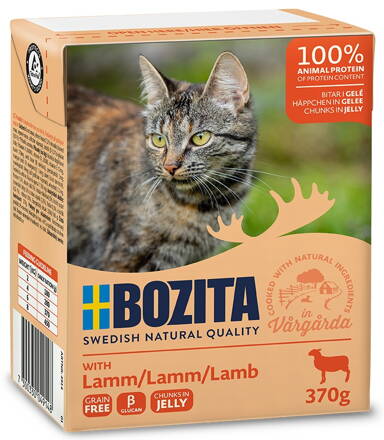 BOZITA kousky v rosolu s jehněčím 370g