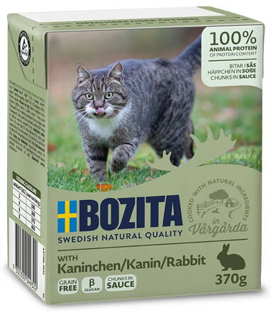 BOZITA kousky v omáčce s králíkem 370g