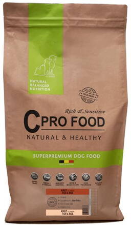 C PRO FOOD adult Fish&Rice 27/17 10kg