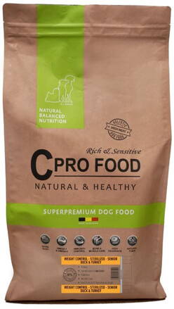 C PRO FOOD Sterilised/Senior krůta&kachna 27/9 10kg