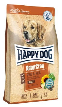 Happy Dog NaturCroq 22/9 RIND & REIS 