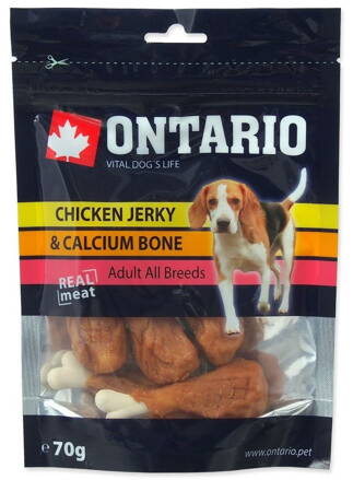 ONTARIO snack Chicken Jerky & Calcium 70g